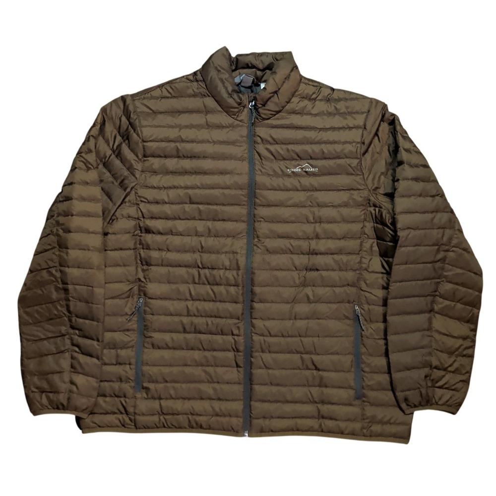 Eddie Bauer EB650 Down Jacket Mens Size XXL 2XL Quilted Microlight Packable Gorp